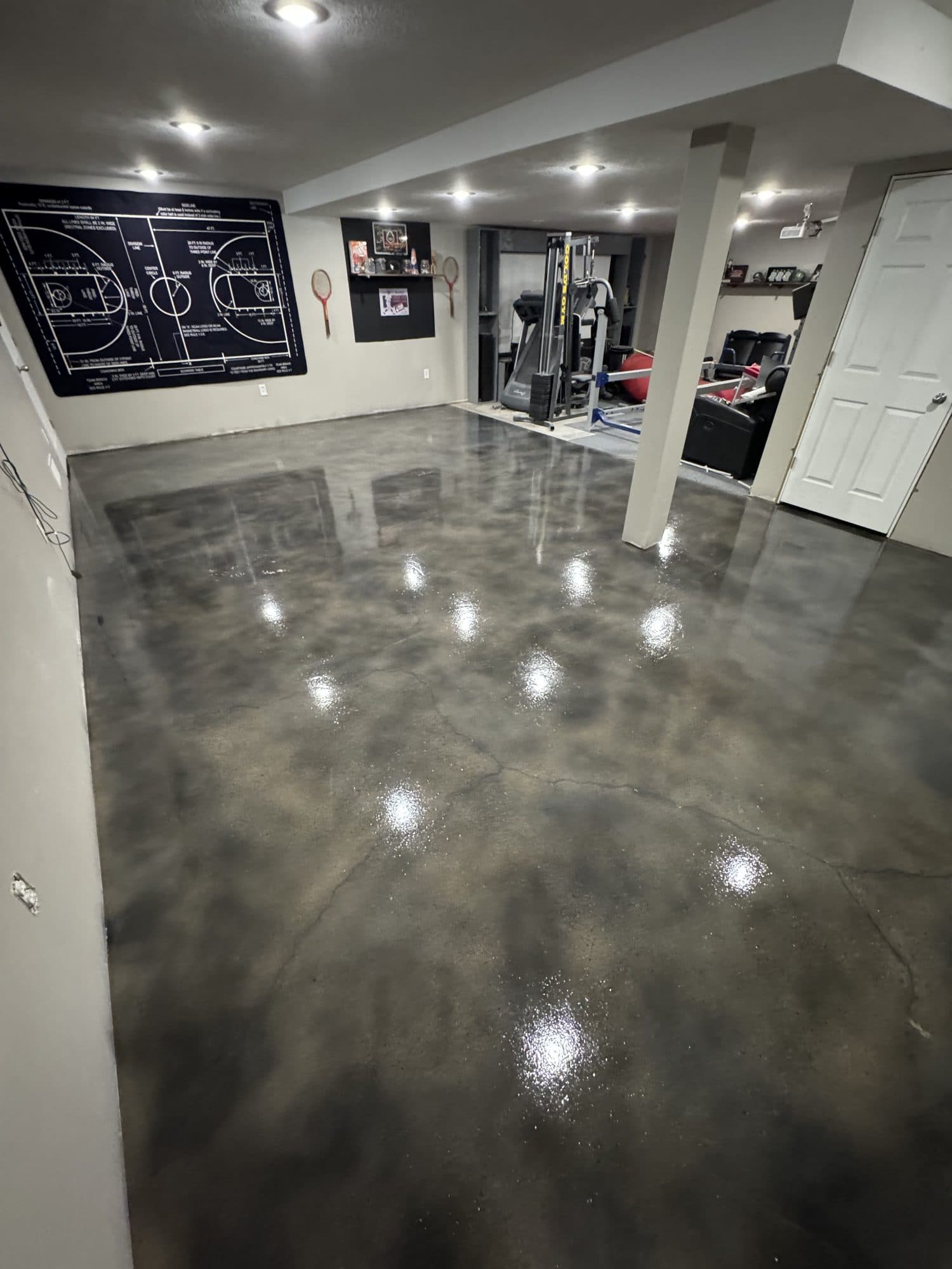 Ryan's Grind & Seal Basement Floor