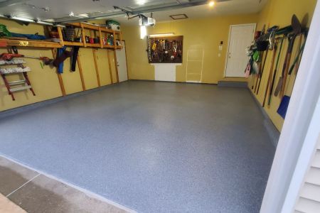Garage floor coating